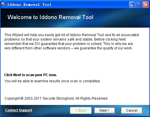 恶意软件清理工具(Iddono Removal Tool)