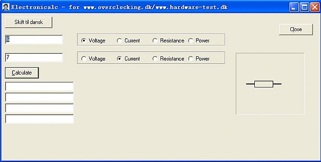 欧姆定律计算软件(Electronicalc)