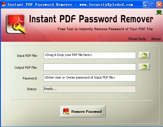 pdf密码破解软件(Instant PDF Password Remover)