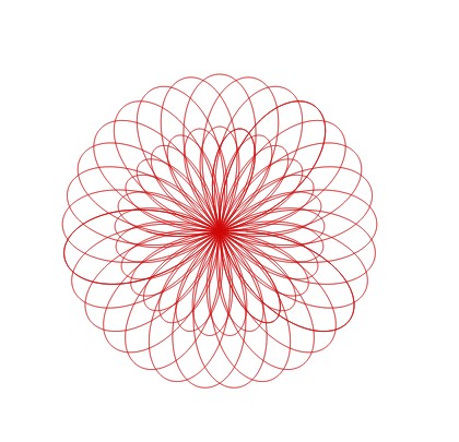 HTML5 Canvas实现玫瑰曲线和心形图案的代码实例