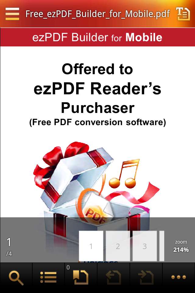 ezPDF Reader(手机PDF阅读器)
