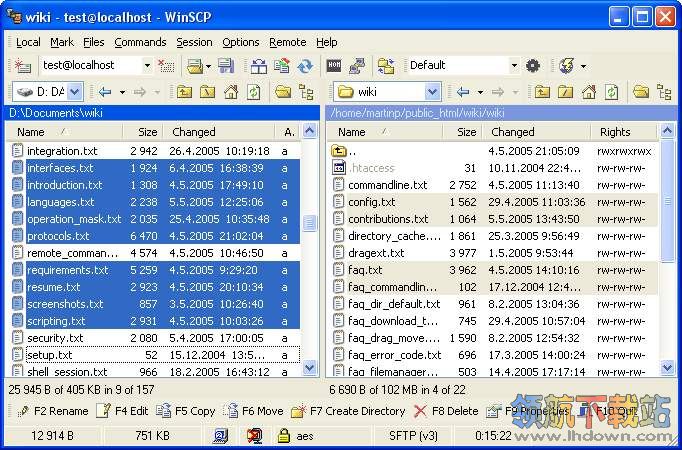 WinSCP FTP文件传输软件(支持SSH,SCP)