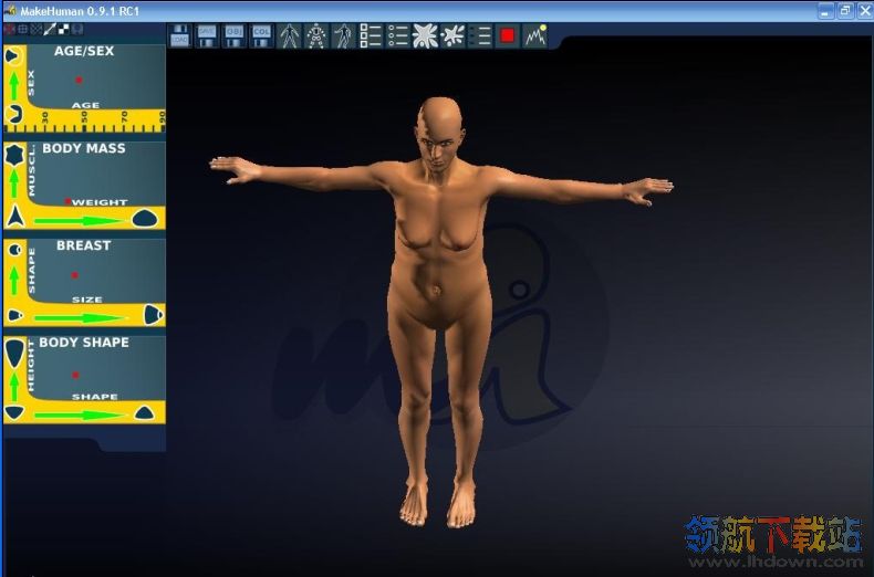 MakeHuman(3D人物角色建模软件)