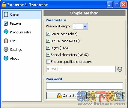Password Inventor(随机密码生成器)