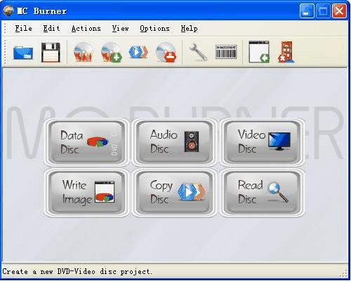 免费光盘刻录软件(MC Burner)