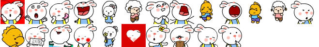 歪歪兔qq表情包
