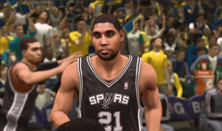 NBA2K14邓肯高清面补