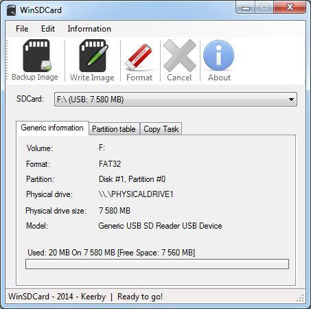 存储卡数据备份软件(WinSDCard)